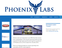 Tablet Screenshot of phoenixlabs.ie